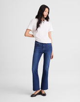 The Tall Flare Crop Jean in Super Stretch Denim OSGOODE WASH