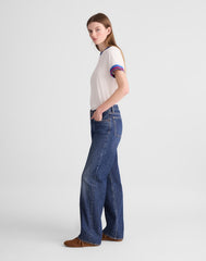 The Low-Rise Loose Jean in Midnight Waters MIDNIGHT WATERS WASH