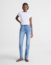 The Pencil Jean in Super Stretch Denim COASTAL BLUE WASH