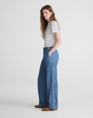 The Zoe Relaxed Straight Denim Pant ULLMAN WASH