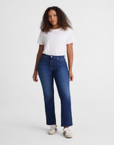 The Curvy Flare Crop Jean in Super Stretch Denim OSGOODE WASH