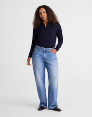The Curvy Low-Rise Loose Jean in Midvale Wash MIDVALE WASH