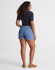 The Curvy Emmy Denim Short MIDVALE WASH
