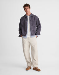 Denim Single-Pocket Jacket INDUSTRIAL BLUE