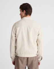 Denim Zip-Front Trucker Jacket HOLBROOK WASH