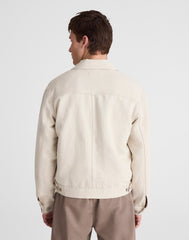 Denim Zip-Front Trucker Jacket HOLBROOK WASH