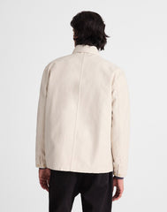 Chore Jacket in Reverse Sateen STONE