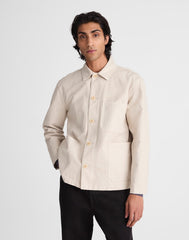 Chore Jacket in Reverse Sateen STONE