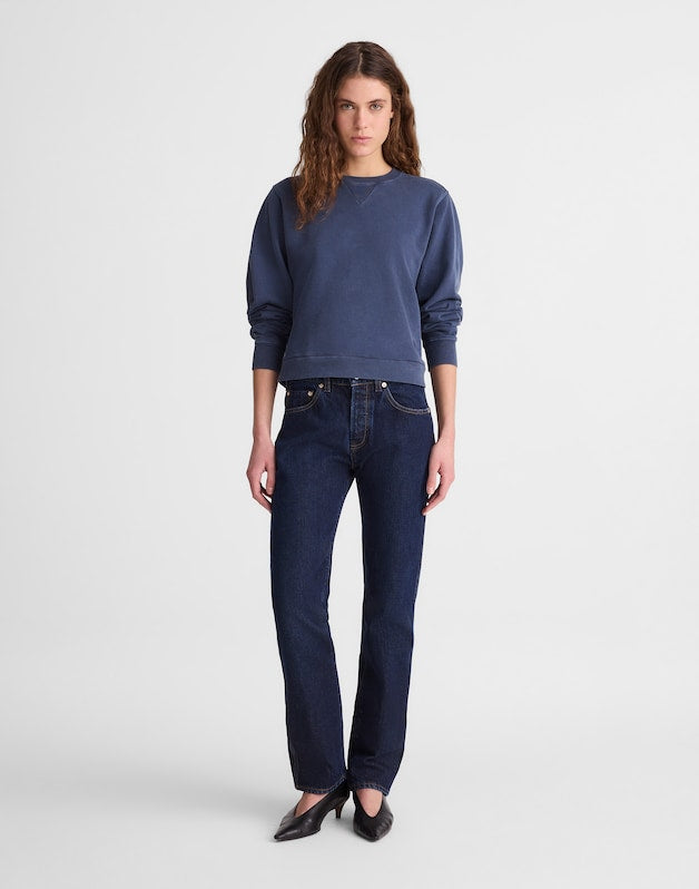 Madewell x Benjamin Talley Smith The Putney Mid-Rise Straight Jean in Wells Wash WELLS WASH