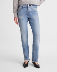 Madewell x Benjamin Talley Smith The Putney Mid-Rise Straight Jean in Whitney Wash WHITNEY WASH