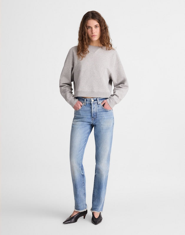 Madewell x Benjamin Talley Smith The Putney Mid-Rise Straight Jean in Whitney Wash WHITNEY WASH