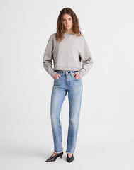 Madewell x Benjamin Talley Smith The Putney Mid-Rise Straight Jean in Whitney Wash WHITNEY WASH
