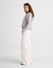 Madewell x Benjamin Talley Smith The Coolidge Low-Rise Wide-Leg Jean in Chalk Wash CHALK WASH