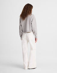 Madewell x Benjamin Talley Smith The Coolidge Low-Rise Wide-Leg Jean in Chalk Wash CHALK WASH