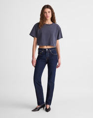 Madewell x Benjamin Talley Smith The Sullivan Boxy Crop Tee CLASSIC NAVY
