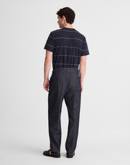 Denim Double-Pleated Trousers INDIGO