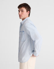 Work Shirt in Japanese Chambray OLSON WASH