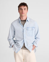 Work Shirt in Japanese Chambray OLSON WASH
