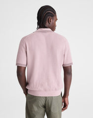 Tipped Sweater Polo PALE THISTLE