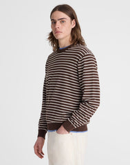 Crewneck Sweater in Everyday Cotton DARK MOCHA