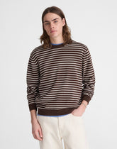 Crewneck Sweater in Everyday Cotton DARK MOCHA