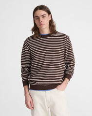 Crewneck Sweater in Everyday Cotton DARK MOCHA