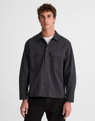 Overshirt in Uniform Twill PEPPER