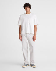 Boxy Pocket Tee in Weekend Slub SOFT WHITE
