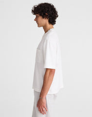 Boxy Pocket Tee in Weekend Slub SOFT WHITE