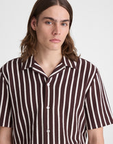 The Camp Shirt in Seaport Terry COFFEE BEAN