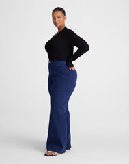 The Plus Emmy Wide-Leg Pant CLASSIC INDIGO