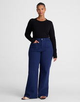 The Plus Emmy Wide-Leg Pant CLASSIC INDIGO