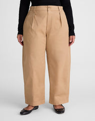 The Plus Barrel-Leg Chino Pant FAWN