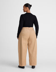 The Plus Barrel-Leg Chino Pant FAWN