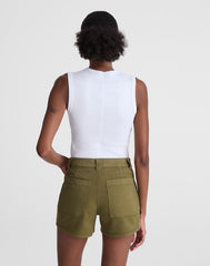 The Perfect Vintage Utility Short CHATEAU OLIVE