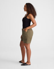 The Curvy Essex Utility Short FADED IVY