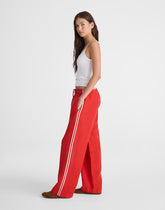 Pull-On Pants in 100% Linen WILD POPPY