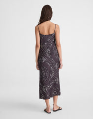 Cami Midi Slip Dress CHOCOLATE PLUM