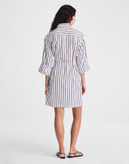 Tucked Mini Shirtdress BOARDWALK STRIPE