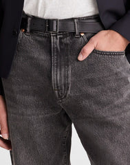 Modern Garrison Leather Belt TRUE BLACK