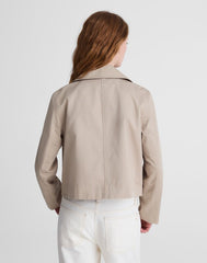 Cropped Trench Coat COASTAL DUNE