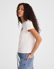 The Relaxed Tee in Vintage Jersey GARDEN GREEN