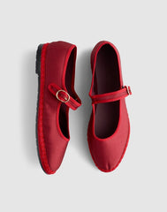 Flabelus Vivian Mary Janes RED