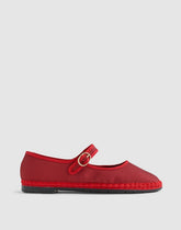 Flabelus Vivian Mary Janes RED