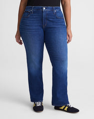 The Plus Flare Crop Jean in Super Stretch Denim OSGOODE WASH