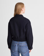 Bomber Jacket in Bouclé CLASSIC NAVY