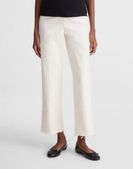The Maternity Perfect Vintage Wide-Leg Crop Jean in Vintage Canvas VINTAGE CANVAS