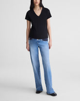 The Maternity Wide-Leg Jean in Super Stretch Denim COASTAL BLUE WASH