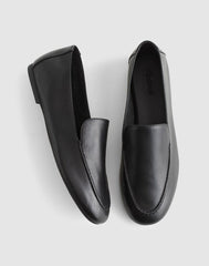 The Dolli Loafer in Glove Leather TRUE BLACK