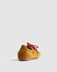 The Greta Ballet Sneaker in Suede SAND DUNE